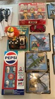 Mixed lot - tailwinds jet fighters, Pepsi-Cola lip