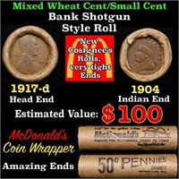 Small Cent Mixed Roll Orig Brandt McDonalds Wrappe