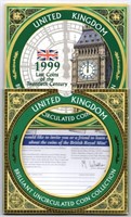 1999 United Kingdom BU Coin Set