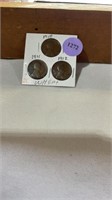 1910, 1911, 1912 wheat pennies