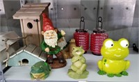 Birdhouse, Gnomes, Frogs And More
