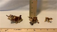 Miniature Cows Ceramic (one chipped ear)