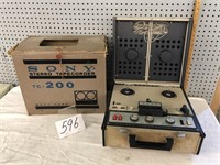 SONY STEREO TAPE RECORDER TC- 200