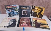 Vintage Johnny Cash / Hank Williams Jr Records