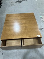 4x4 coffee table with 4 drawers