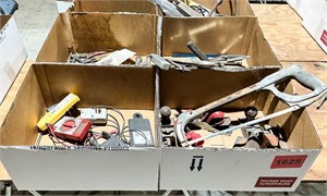 4 Boxes-Asstd Tools(Hacksaws, Wrenches, Hand