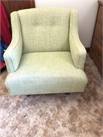 Green Ulphostered Rocking Chair