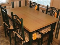 Metal Framed Table & Chairs