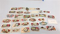 Large lot of Victorian calling cards, circa