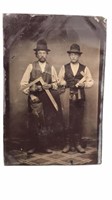 1860’s -1890’s TIN-Type-Carpenters with tools of