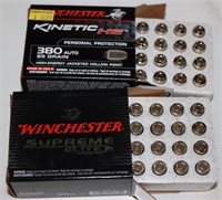 40 Rounds Winchester .380 Auto Ammo