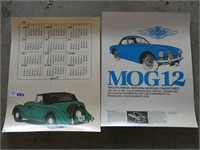 Various Morgan Car Related Posters