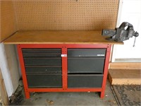 Craftsman Work Bench with Parker Vise