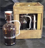 Meuler Sceshluer Pop Top Growlers in Crate