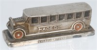 1920'S FAGEOL BUS CO. METAL PAPER WIEGHT