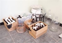 TRUE BREW WINE MAKING ITEMS INCLUDES 4 LARGE