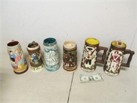 Madison P/U Only (6) Assorted Beer Mugs Steins