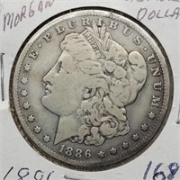 1886 O MORGAN SILVER DOLLAR