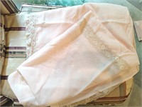 Vintage Pink Lace Trim Sheet