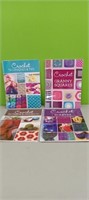 4 Crochet  Pattern books