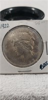 (1) 1922 Silver One Dollar Coin