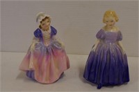 Two Royal Doulton lady figurines