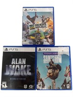 PS5 GAMES - LOT OF 3