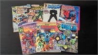 7 Marvel Comic Books Spiderman Hulk