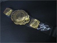 Big Show signed Champ Belt WWE COA