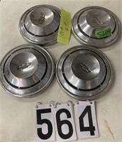 Set of 53-59 Chevy hub caps