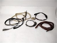 Vtg Hat Bands, Belts, Horse Belt Buckle & More