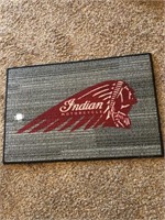 18 in x 27 in Indian motorcycle mat