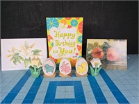 Asst greeting cards & wooden puzzles