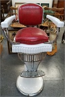 ATQ CHILDS BARBERS CHAIR PORCELAIN BY EMIL PAIDAR