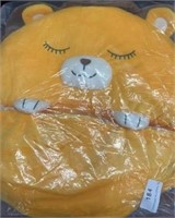 Kids Yellow Lion Pillow Sleeping Bag