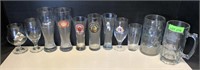 Collection of Canadian Beer Glasses