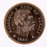 Coin 1883 Hawaii Silver Dime  Nice!