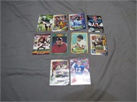 10 Assorted Football Cards