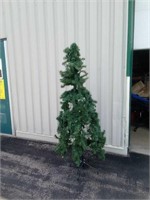 6' Artificial Christmas tree with multicolored