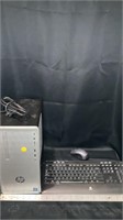Hp Tower, Logitech keyboard mouse, all not tested