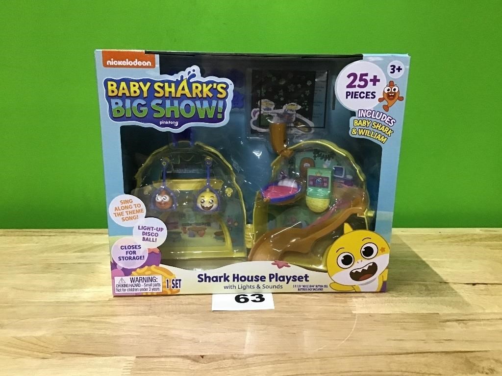 Baby shark big show shark playhouse set | Live and Online Auctions on ...