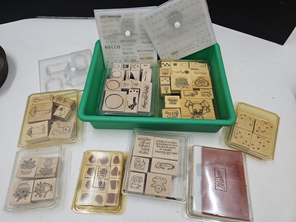 Lot of Crafting Stamps