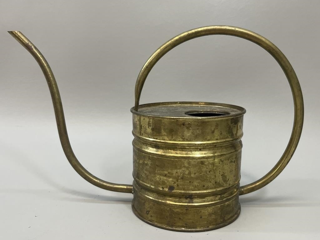 Vtg Brass House Plants Watering Can