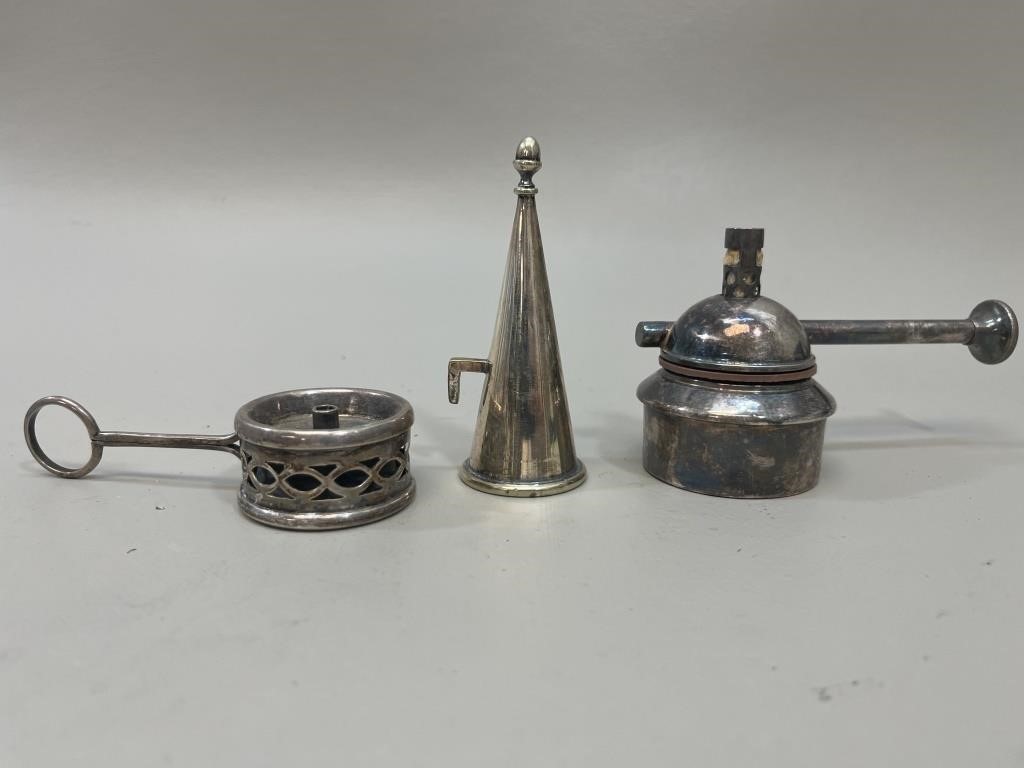 Lot of Silverplated Burners Etc.. VTG