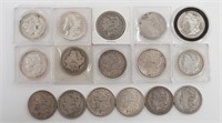 16 Morgan Silver Dollars