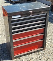 Master Craft Standing Tool Box  w/Contents