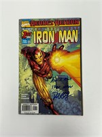Autograph COA Iron Man #1 Comics