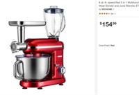 VivoHome 6 qt. 3 in 1 Multifunctional Stand Mixer