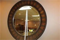 Large round mirror - 49.5 in across