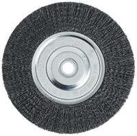 Forney 72747 Wire Bench Wheel Brush, Fine Crimped